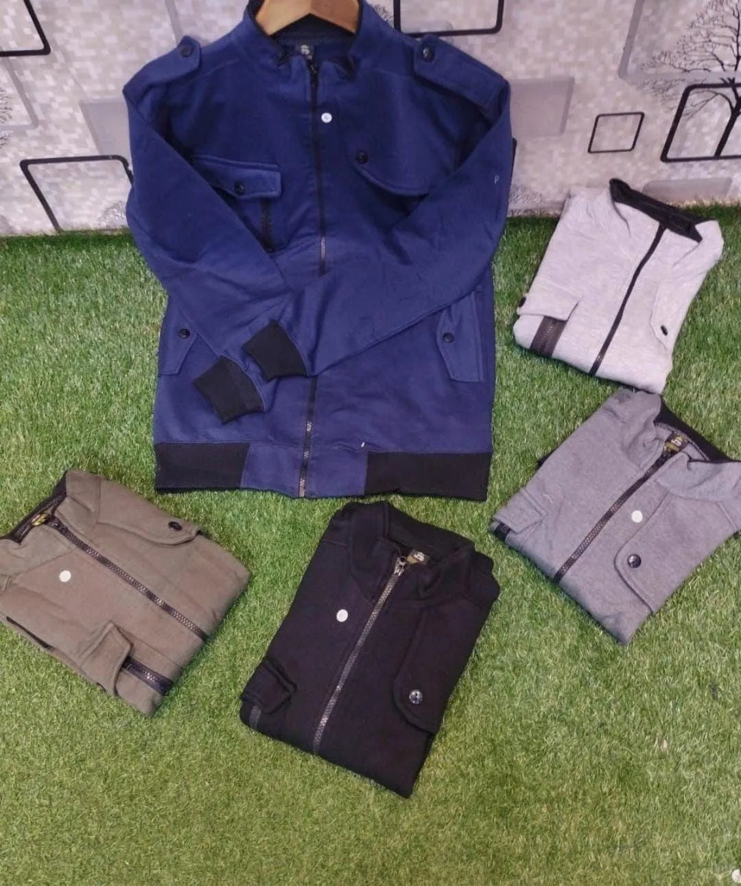 Men's Fleece Bomber Jacket