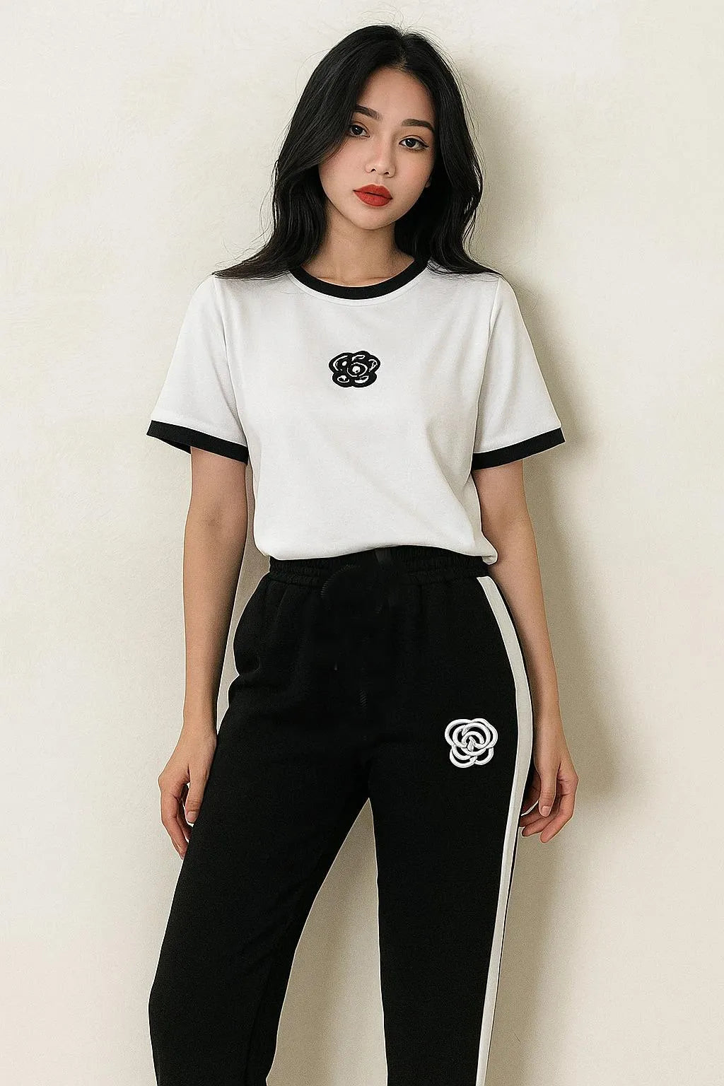 2 Pcs Women's Stitched Cotton Jersey Printed Night Suit