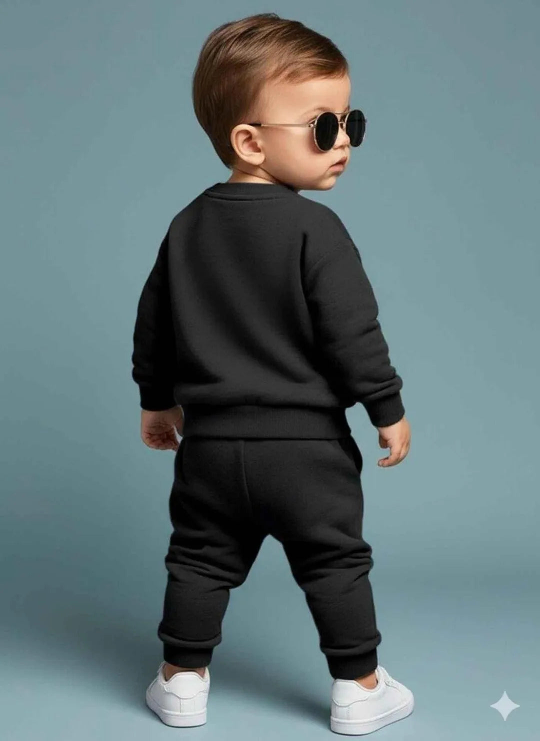 2 Pcs Boy's Polyester Printed Tracksuit